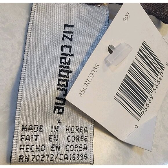 NWT Vintage Liz Claiborne Scarf Paisley Square‎ Korea Polyester New With Tags - Picture 4 of 5